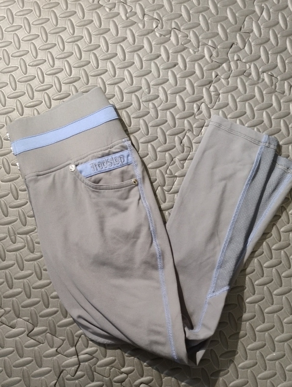Tredstep Riding Breeches with Light Blue Trim
